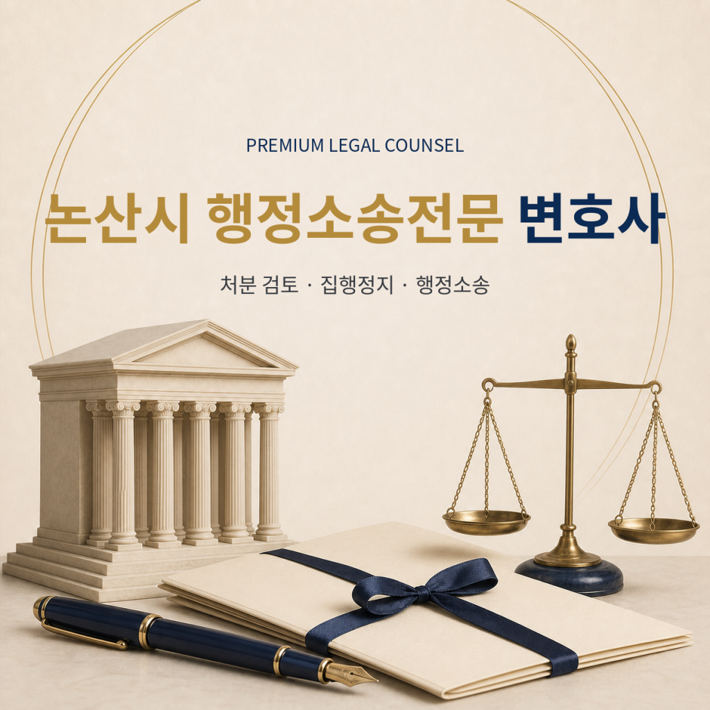 논산시 행정소송전문 변호사
